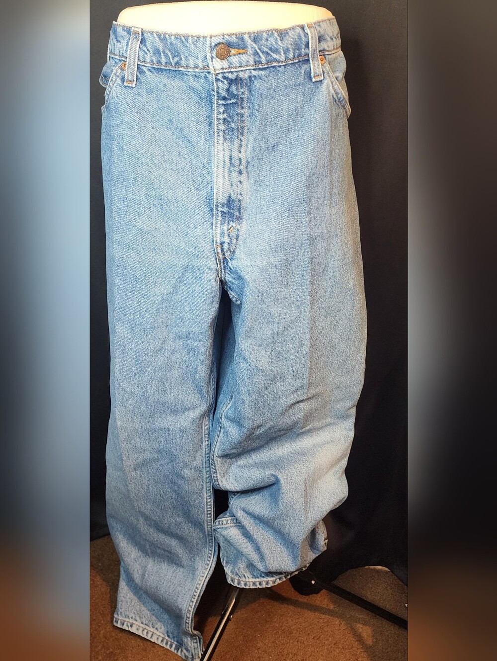 Vintage Levis Orange Tab 42X32 550 Relaxed Fit Jeans